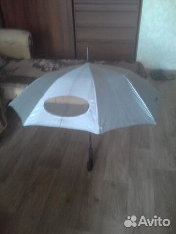 Зонт. трость. С окошечком