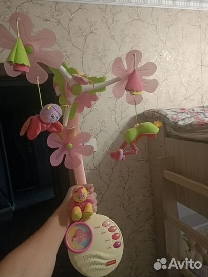 Детский мобиль в кроватку музыкальный