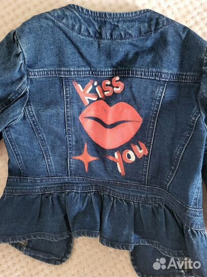 Куртка джинсовая для девочки