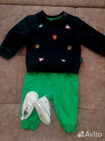 Детские вещи пакетом от 3 до 6 месяцев