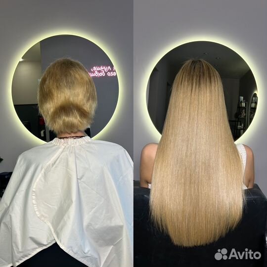 Наращивание волос без шапок и переходов