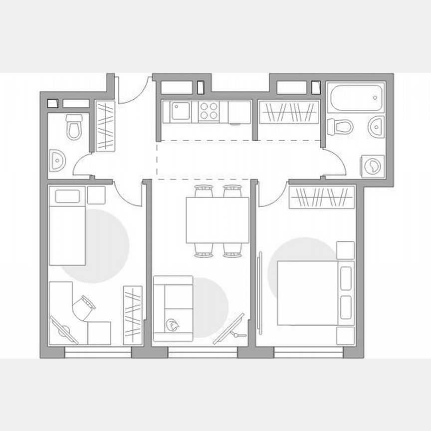 2-к. квартира, 62,6 м², 29/30 эт.