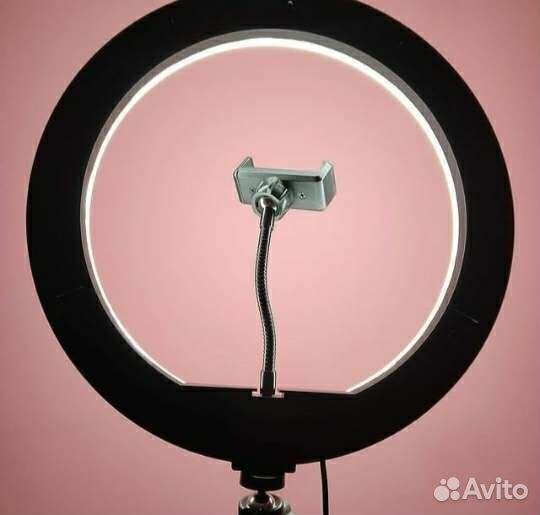 Кольцевая лампа 33 см с цветными режимами