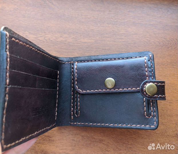 Кошелек мужской кожаный новый