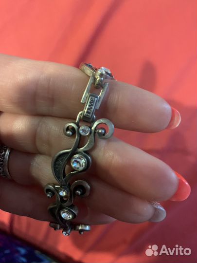 Серебряное колье