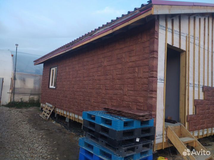 Облицовка фасадов дома