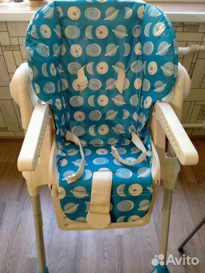 Стульчик для кормления chicco polly 2 в 1