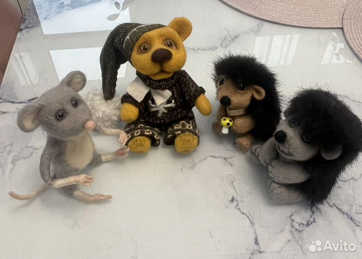 Валяные игрушки из шерсти