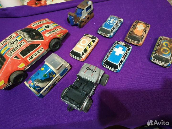 Жестяные машинки СССР. Цена за все