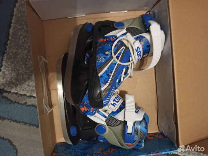 Коньки детские раздвижные 29-33