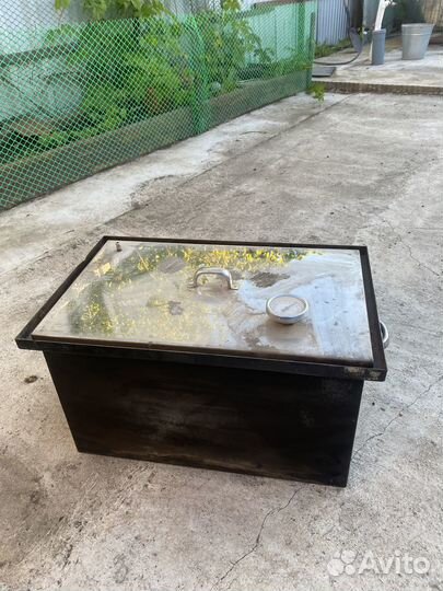 Коптильня горячего копчения из нержавейки