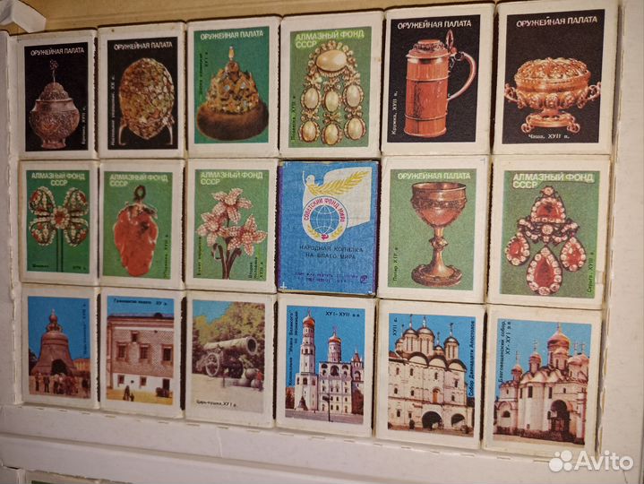 Два набора спичек Московский Кремль