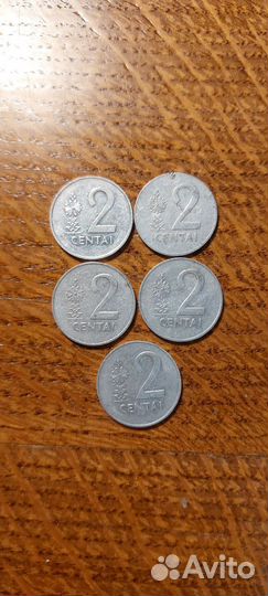 2 цента 1991 Литва