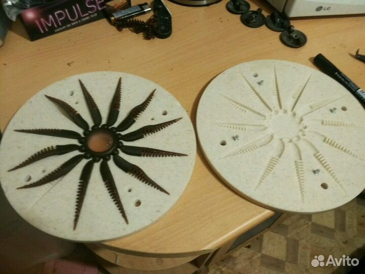 Формы для литья силиконовых приманок. Колеры