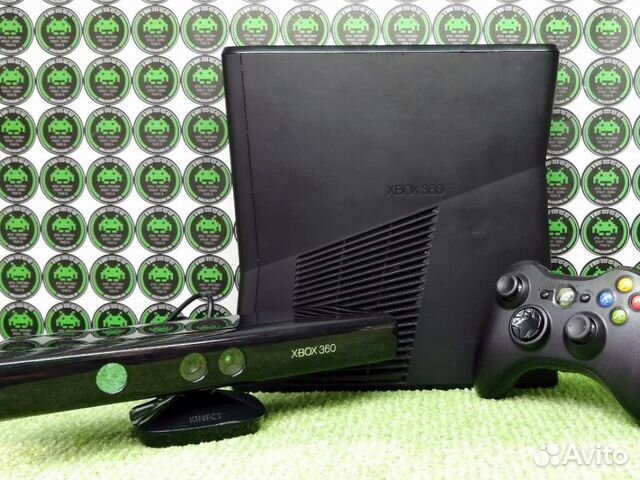 Xbox 360 Slim Black 500Gb + Kinect Black, б/у купить в Тюмени | Электроника  | Авито
