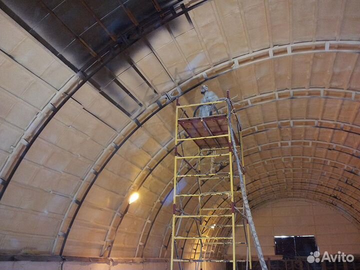 Утепление пенополиуретаном теплоизоляция от 400 м2