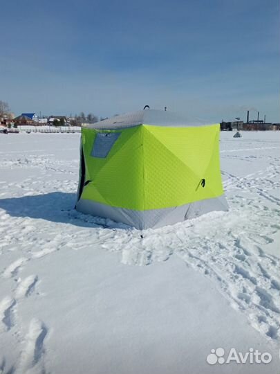 Палатка для зимней рыбалки трехслойная 210х210см