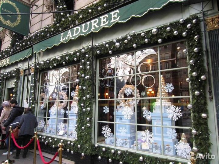 Новогоднее оформление витрин, Магазинов, салонов