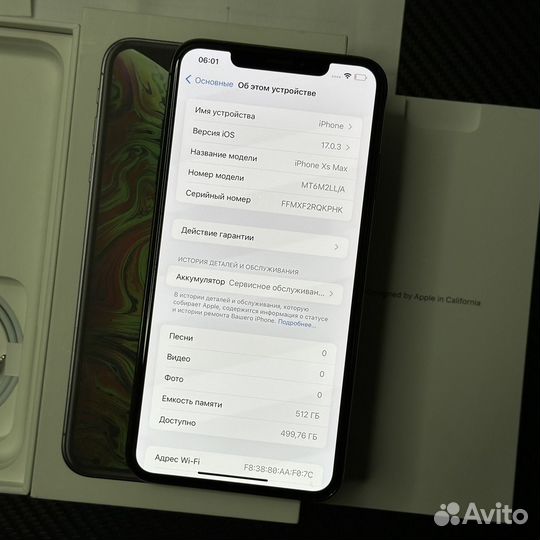 iPhone Xs Max, 512 ГБ