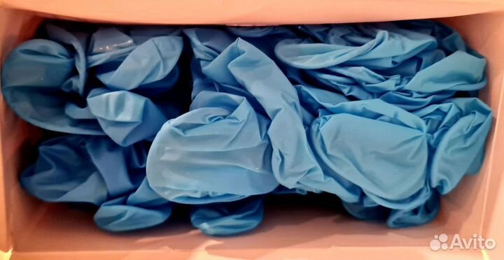 Перчатки нитриловые размер L