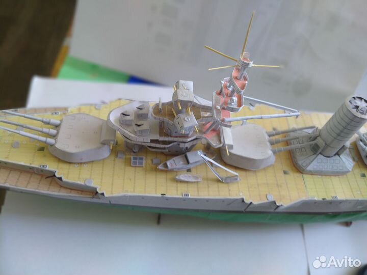 Модель линкор Парижская коммуна