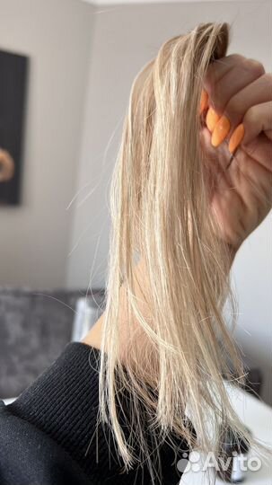 Волосы для наращивания натуральные 30 см бу