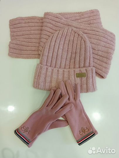 Комплект шапка и шарф