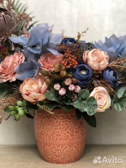 Букеты из искусственных цветов премиум качества