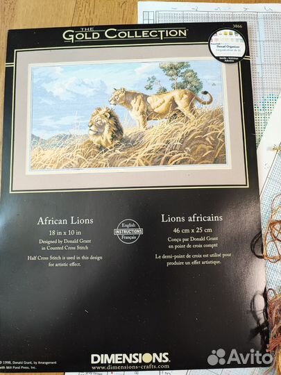 Остатки набора для вышивания Dimensions