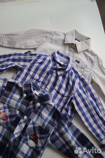 Рубашки для мальчика 12-18 месяцев