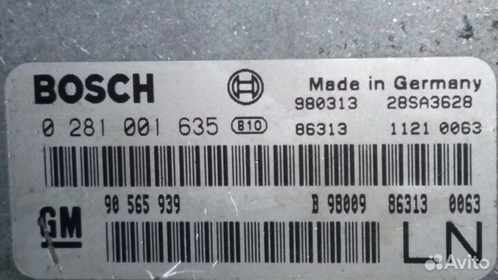 Эбу двс Opel Omega 2 2001