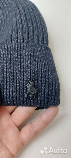 Шапка по голове Polo Palph Lauren внутри флис