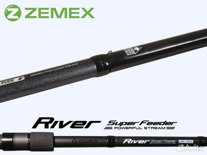 Фидер Zemex River Super Feeder 13 ft - 180 g