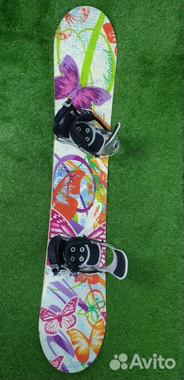 155 см сноуборд с креплениями