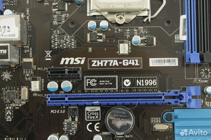 Материнская плата (1155) MSI ZH77A-G41