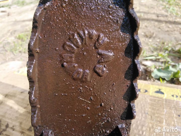 Утюг чугунный старинный