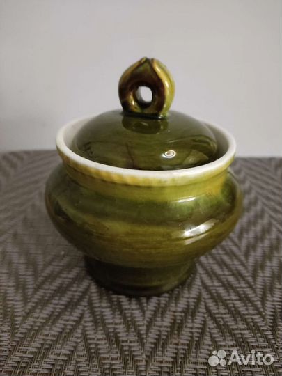 Чашка с блюдцем(4 шт) и сахарница