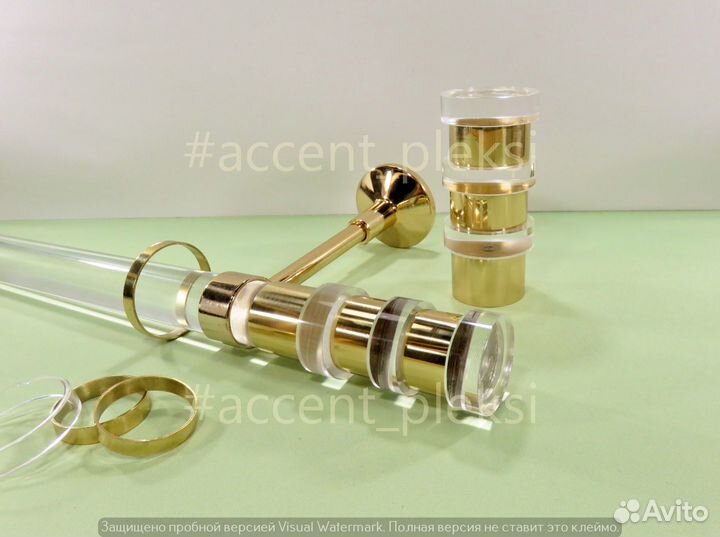 Карнизы для штор настенный, прозрачный