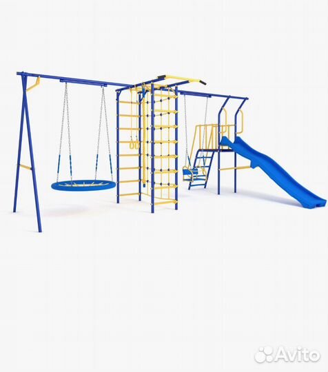 Спотивный комплекс модель 3 плюс с двумя качелями