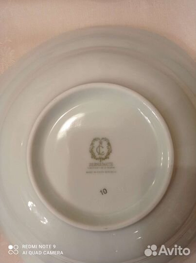 Блюдо Bernadotte Чехия Розы