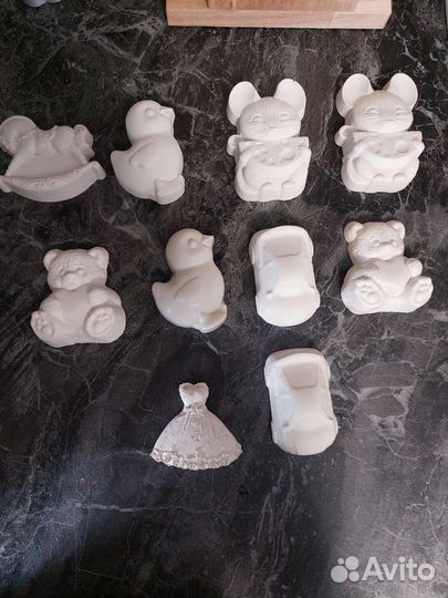 Гипсовые фигурки для раскрашивания