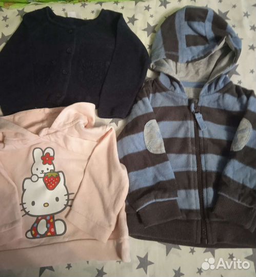 Пакет вещей для девочки на 6-9 месяцев