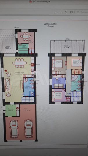 Таунхаус 180 м² на участке 5 сот.