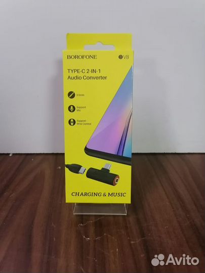 Аудио переходник Type-C - Jack 3.5 + Type-C