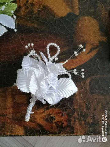 Бутоньерка для жениха и свидетеля