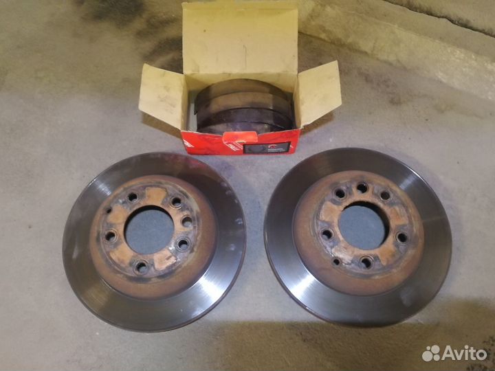 Диски тормозные 330мм touareg