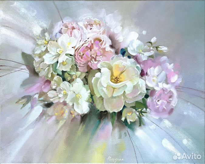 «Праздничный» Картина маслом на холсте