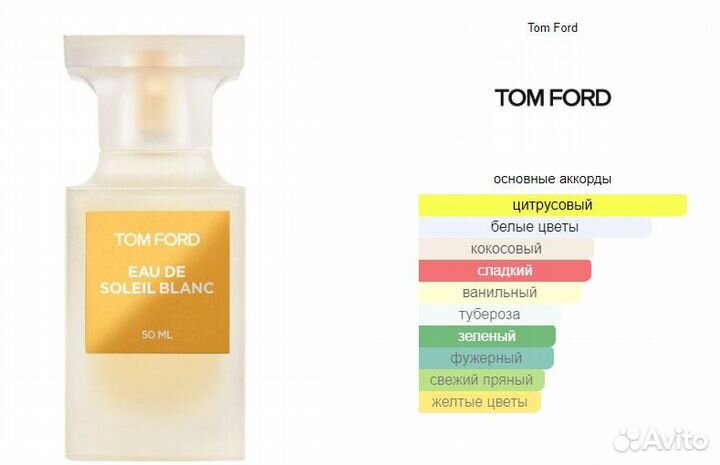 TOM ford Eau De Soleil Blanc