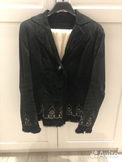 Дубленка-пиджак на отстегивающей подкладке