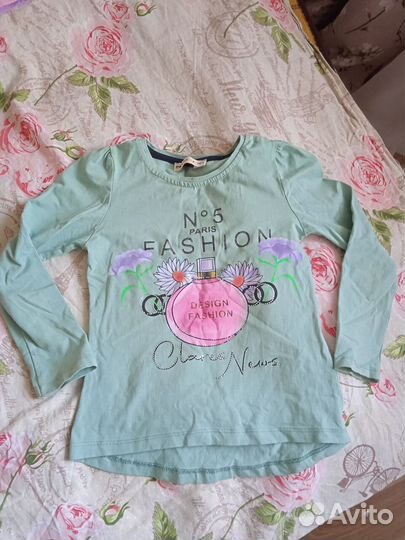Лонгслив для девочки 110